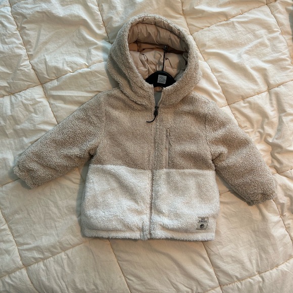 Reversible Kids Puffer Coat (4-5 years), excellent condition - Picture 1 of 5